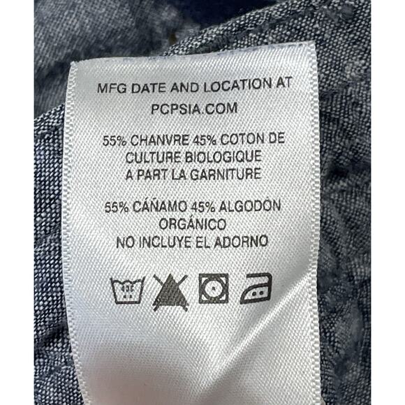 Patagonia Island Hemp/Org Cotton Shorts Drawstring & Pocket Gray Women’s Size 4 - Picture 10 of 10